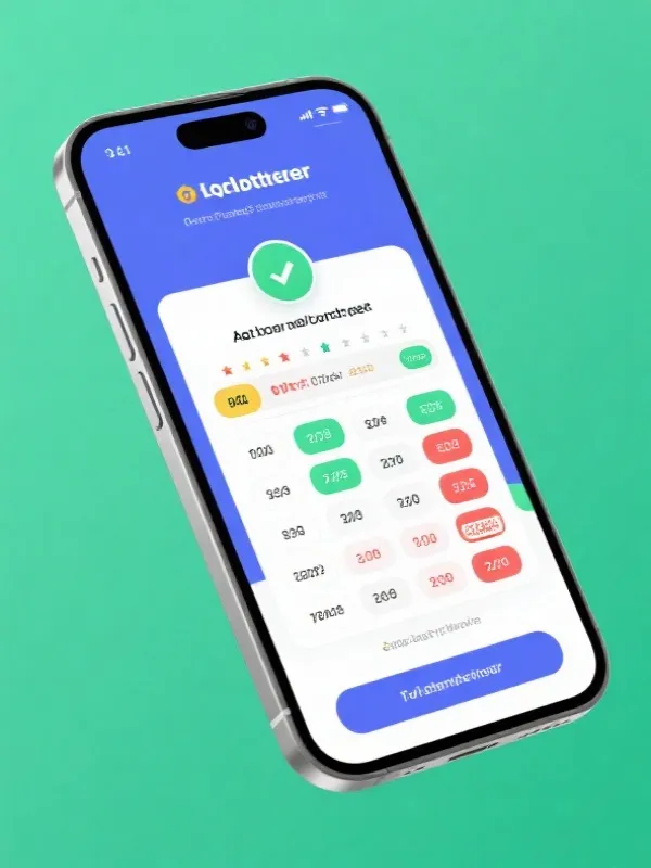 Mobile App Interface Mockup